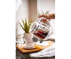 Adler | Virdulys | AD 1299 | Electric | 2200 W | 1.5 L | Glass/Nerūdijantis plienas | 360° rotational base | Baltas