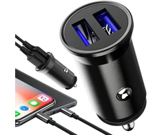 Ładowarka Įkroviklis Greitas automobilinis įkroviklis 2x USB 3.1a - e160
