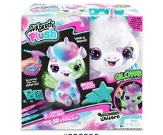 Airbrush Plush Pliušinis aerografas - tamsoje šviečiantis vienaragis (1274)
