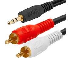 Klaviatūra Hertz Laidas 3,5mm - 2xRCA CINCH 1,5M