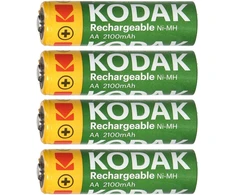 Akumulatorki Kodak Ni-MH AA 2100mAh įkraunamos baterijos, 4 vnt.