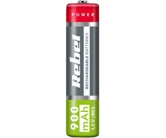 Akumulatorki REBEL AAA baterijos, 900 mAh, Ni-MH, 1.2V, 4 vnt/bl, R3