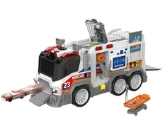 Lean Toys Greitosios pagalbos automobilis su šviesos ir garso efektais, 35.5x13x17 cm