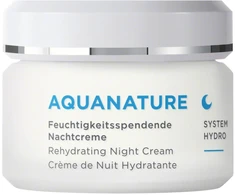 Annemarie Borlind Aquanature Rehydrating Night Kreminis, 50 ml