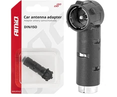 Antenos adapterio mažinimas DIN ISO kištukas kampinis amio-03967