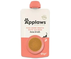 Applaws – Kaulų sultinys su lašiša – 85 g – Katėms