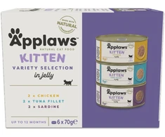 Applaws – Multipack Kitten Variety Jelly Selection – 6x70g