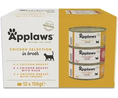 Applaws - Vištienos rinkinys sultinyje - 12 x 156 g