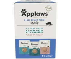 „Applaws“ – žuvų drebučių rinkinys, 12 vnt. x 70 g
