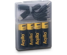 „Aqiila“ – įkraunamos USB-C baterijos – AA dydis – 2000 mAh – 4 vnt. pakuotėje