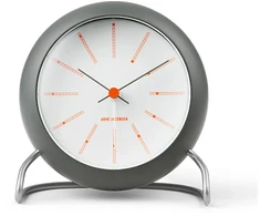 Arne Jacobsen Clocks Arne Jacobsen - Bankers stalo laikrodis - Ø11 cm - Tamsiai pilkas