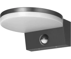 ASPEN LED 15W, sodo šviestuvas su PIR judesio jutikliu, 1300lm, IP65, 4000K, pilkas