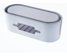 ATL Kabelių dėžė AG381F, 32x13,5x11,5 cm, pilka