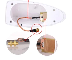 ATL AK322B Antena samochodowa fm shark silve