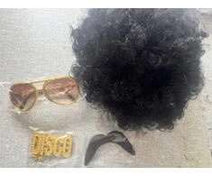 ATL BQ3N Rinkinys peruka afro + priedai