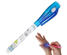 ATL Šnipinėjimo rašiklis su UV LED lempute, 13 cm