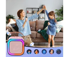 ATL ZS55A Rinkinys karaoke bluetooth głośnik + 2x mikrofon rožinė
