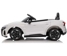 Lean Cars Vienvietis akumuliatorinis automobilis Audi E- Tron GT, baltas