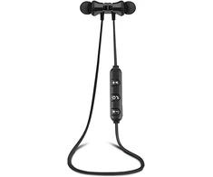 Ausinės sportowe belaidės bluetooth Įstatomos į ausis (In-ear tipo) ausinės -e023 juoda