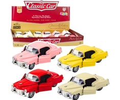 Lean Toys Klasikinis metalinis automobilis 1:32 su pavara ir atidaromomis durelėmis