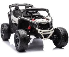 Lean Cars Baterijomis varomas vaikiškas automobilis Can-am DK-CA003 baltos spalvos