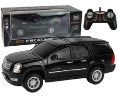 Lean Toys Nuotoliniu būdu valdomas automobilis Cadillac Escalade LeanToys, juodas