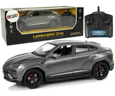 Lean Toys Radijo bangomis valdomas Lamborghini Urus 1:24 pilkas