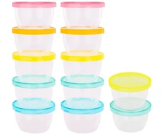 Badabulle - Badabowls maisto indeliai - 12 x 250 ml