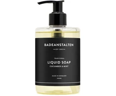 Badeanstalten - skystas muilas - agurkas ir mėta - 300 ml