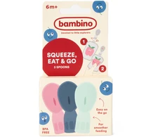 Bambino - Squeeze, Eat Go maišelinis šaukštelis