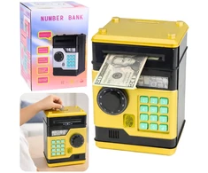 Bankomat Elektroninė taupyklė auksinė