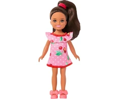 Barbie Barbė - Čelsės ir draugų lėlė - Lula su brunetais plaukais (JJB35)