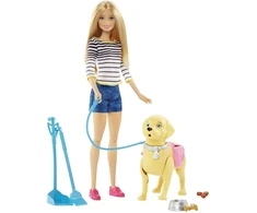 Barbie Barbė - vaikščiojanti ir tualetą atliekanti šuniukė (DWJ68)