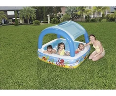 Basen/ Pripučiamas vaikų baseinas su stogu 140 x 140 x 114 cm Bestway 52192