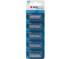 Bateria „AgfaPhoto A23 LR23“ baterijos, 5 vnt./blisterinėje pakuotėje.