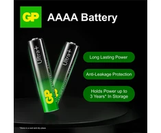 Bateria GP Super Alkaline AAAA šarminės baterijos, 2 vnt./bl.