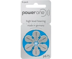 Bateria POWER ONE VARTA PR44/675 ausinių baterijos, 6 vnt./dėžutėje