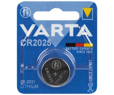Bateria VARTA CR2025 baterijos, 1 vnt./blisterinėje pakuotėje.