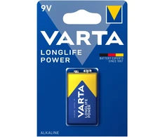 Bateria VARTA LR9V Longlife Power baterijos, 1 vnt./blisterinėje pakuotėje.