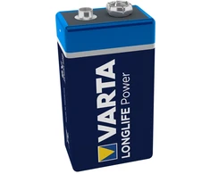 Bateria VARTA LR9V Longlife Power baterijos, 1 vnt./blisterinėje pakuotėje.