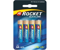 Baterie 10x4 Szt Alkaliczne Rocket LR06 AA 1,5V LR6 Bateria Rinkinys Paluszki
