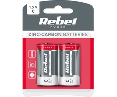 Baterie Cinko-anglies baterijos REBEL R14 2 vnt./bl