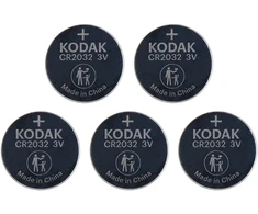Baterie „Kodak Max“ ličio CR2032 baterijos, 5 vnt.