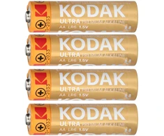 Baterie „Kodak ULTRA Premium Alkaline AA LR6“ baterijos, 4 vnt.