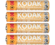 Baterie „Kodak ULTRA Premium Alkaline AAA LR03“ baterijos, 4 vnt.