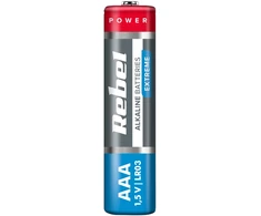 Baterie REBEL EXTREME LR03 šarminės baterijos, 2 vnt./dėžutėje