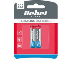 Baterie REBEL LR03 šarminės baterijos, 2 vnt./dėžutėje.