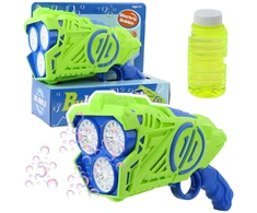 Lean Toys Bburbulų pistoletas su LED šviesomis