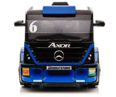 Lean Cars Vienvietis elektromobilis su priekaba Mercedes-Benz Axor XMX622, mėlynas