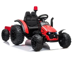 Lean Cars Raudonas akumuliatorinis traktorius su priekaba HZB-200